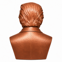 Pièce de monnaie en cuivre colorée personnalisée de 5 oz, buste de personnage politique américain, sculpture en relief 3D, décoration de bureau, cadeau de collection