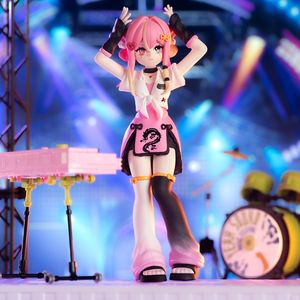 Haee en vinyle <span class=keywords><strong>PVC</strong></span> <span class=keywords><strong>ABS</strong></span> personnalisé de l'usine OEM filles chantant scène série boîte aveugle figurines d'action d'anime poupée de collection jouets en plastique - Product Image 1