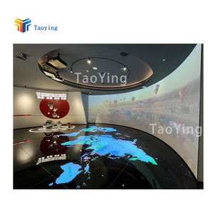 Visualizzazione visiva del globo di proiezione di dati tecnologici sala espositiva proiezione sala digitale - Product Image 4