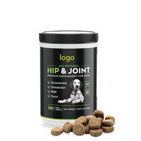 Complément alimentaire naturel pour le soulagement de l'arthrite chez les animaux de compagnie, pour les hanches et les articulations, à mâcher avec glucosamine chondroïtine MSM Omega 3 6 vitamines