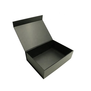 Cesto plegable de cartón con tapa magnética, cesta de regalo con impresión personalizada, con tapa abatible - Product Image 1