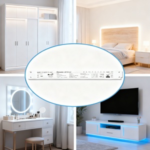 36W 75W 100W 150W DALI Dimmable LED Power 24V Constant Voltage Led Driver AC to DC Intérieur boîtier en plastique LED Strip Light Driver - Product Image 6