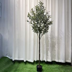 Bonsái <span class=keywords><strong>de</strong></span> <span class=keywords><strong>Olivo</strong></span> Artificial Desmontable, Planta Verde Artificial en Maceta para Decoración del Hogar y Sala <span class=keywords><strong>de</strong></span> Estar - Product Image 4