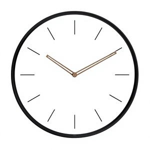 Reloj de Pared EMITDOOG Clásico, Silencioso, de Cuarzo, con Marco de Bambú y Resina, Diseño Contemporáneo de Estilo Antiguo, para Sala de Estar - Product Image 2