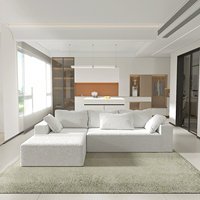 Ventes directes d'usine L/I forme haute densité canapé en mousse compressée sous vide canapé sectionnel modulaire Simple pour salon chambre
