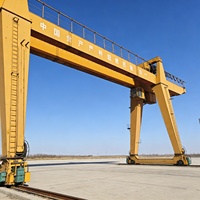 Grue portique à poutre simple ou double de 5 à 10 tonnes, grande capacité, prix abordable, avec palan électrique haute efficacité