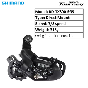 Shimano tourney ty-rear Derailleur RD-TY21/ty200/TY300/ty500/tx800 xe đạp leo núi 6/7/8 tốc độ 21/24V MTB RD phía sau Derailleur - Product Image 3