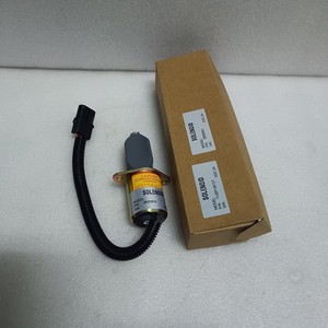 Válvula Solenoide Hyundai 24V para Excavadora HX220S, Interruptor de Apagado, Pieza 3800603 - Product Image 1