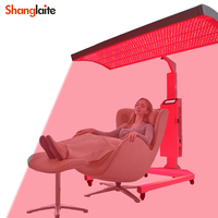 Panneau de luminothérapie rouge grand format Shanglaite OEM ODM, 660nm 850nm 1200 LED, écran tactile LCD 7 pouces, pour le corps entier