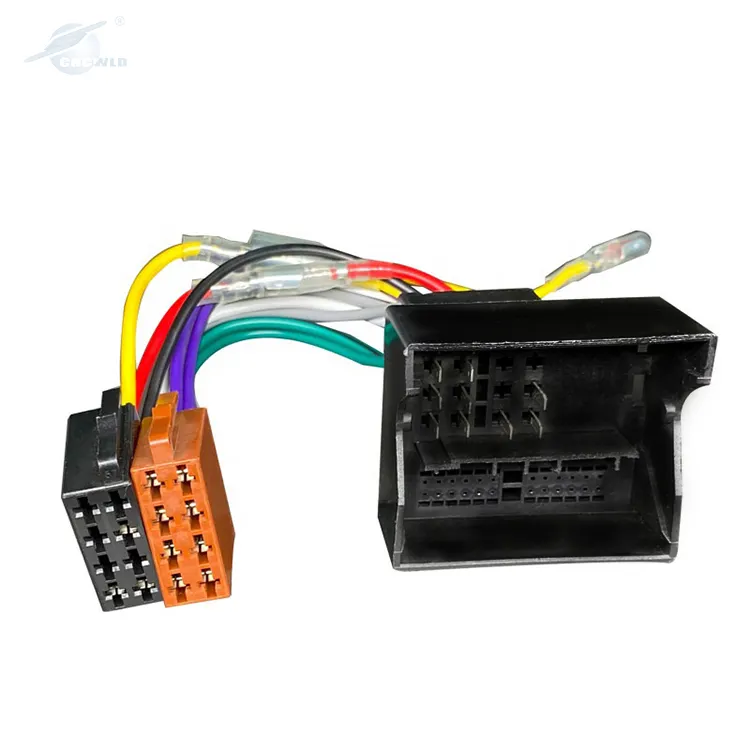 ISO Wiring Harness Connector Adaptor Stereo system Radio Lead for Citroen Peugeot chrysler installation wire harness