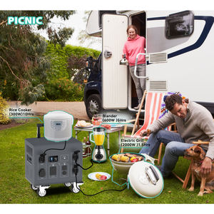 Generador Solar Portátil <span class=keywords><strong>de</strong></span> 3000/5000W con Batería LiFePO4 para Almacenamiento <span class=keywords><strong>de</strong></span> Energía en el Hogar y Camping, Sistema Solar Fuera <span class=keywords><strong>de</strong></span> la Red - Product Image 5