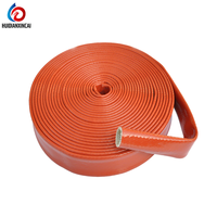 Manchon isolant hybride en fibre de verre enduit de silicone de haute qualité 6-150 mm, résistant à la chaleur, pour la protection des câbles à haute température et anti-incendie
