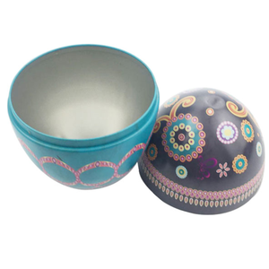 Custom Food Grade Egg Shaped Tinplate Boxes, Bulk OEM Easter <strong>Chocolate</strong> Egg <strong>Tins</strong>, Gift Packaging Metal Cans - Product Image 3