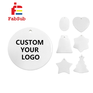 Thăng Hoa Khoảng Trống Treo Gốm Cây Giáng Sinh Đồ Trang Trí Thăng Hoa Trang Trí Xmas Trang Trí - Product Image 2