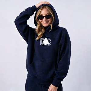 Wholesale Custom Embroidered Hooded Sweatshirt High Quality Heavy <b>Weight</b> Casual Streetwear Oversized Fit Trendy Unlined Hoodies - Product Image 2