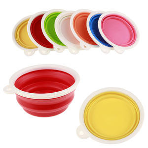 Foldable Eco-friendly <strong>Plastic</strong> Rounded Solid Pattern 0.5kg Small <strong>Dog</strong> <strong>Bowl</strong> Outdoor Travel Portable Pet Food <strong>Bowl</strong> - Product Image 6