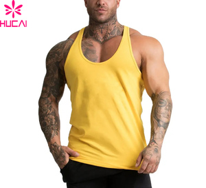 Vente en gros de vêtements de sport Débardeurs fuselés pour hommes Offre Spéciale vêtements d'entraînement Stringers de musculation de fitness personnalisés - Product Image 3