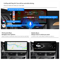 Android 14 12,3 pouces GPS OBD2 Amplificateur RGB pour Audi A4 2009-2015 CarPlay sans fil Airplay Écran tactile Écran multimédia