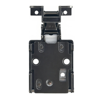 Charnières de meuble en alliage de zinc à fermeture douce, réglables 4D, ultra-minces à 105 degrés, anti-rayures, fermeture silencieuse pour porte à cadre en aluminium