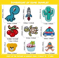 Patch brodé personnalisé à motifs de dessins animés, thermocollant et à coudre, souple et facile à appliquer pour vêtements, sacs, chapeaux, décoration DIY