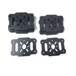 Custom Carbon Fiber CNC Usinagem Serviços Auto Peças Corte De Peças De Fibra De Carbono OEM