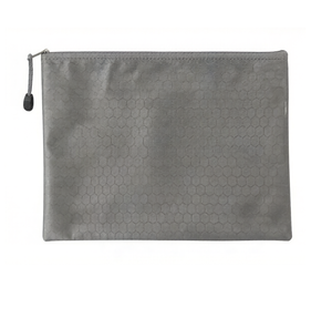 Pochette de rangement portable à fermeture éclair style enveloppe en plastique Oxford, porte-documents, cadeau promotionnel personnalisé pour le bureau et l'école - Product Image 1