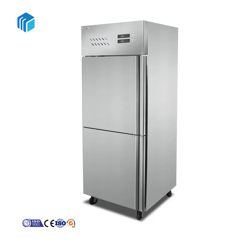 Comercial 2 Portas Refrigerador Refrigeração Vertical 400L Refrigerador Refrigerador Refrigerador