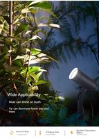 Lampu Taman LED Luar Ruangan Gu10 220-240V Tahan Air Modern