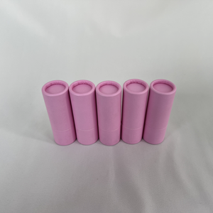 Tubos de papel Kraft reciclables ecológicos para lápiz labial loción desodorante bálsamo labial embalaje de papel tubos de cartón push-up - Product Image 1