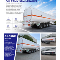 Promotion : Semi-remorque citerne à carburant haute capacité (40000L, 45000L) du fabricant pour le transport de carburant à l'exportation