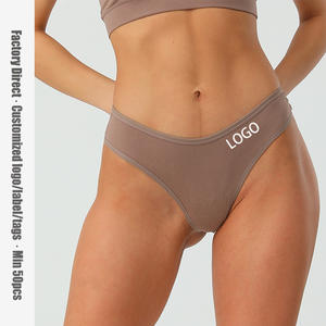 Tangas <span class=keywords><strong>de</strong></span> algodón para mujer, lencería sexy OEM directa <span class=keywords><strong>de</strong></span> fábrica, bragas tipo T-back para chicas - Product Image 1