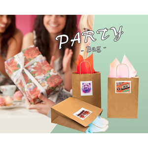 Bolsas de Papel Kraft Reciclado Personalizadas 2026 con Asa Impresa en Flexografía para Restaurantes, Diseño Personalizable, <span class=keywords><strong>Precio</strong></span> de Fábrica - Product Image 5