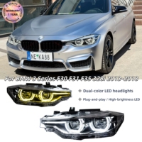 Ensemble de phares LED modifiés 12V, haute luminosité 6000lm 6000K 25W pour Série 3 F30 F35 328i F31 2013-2018, Plug-and-play