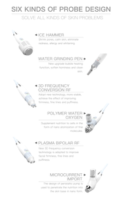 Dispositivo de Belleza <span class=keywords><strong>Facial</strong></span> Hydra de NewFace a Precio de Fábrica, Antienvejecimiento, Mejora los Poros, Reduce las Arrugas, 6 en 1, Máquina <span class=keywords><strong>Facial</strong></span> de Hidrodermoabrasión - Product Image 4