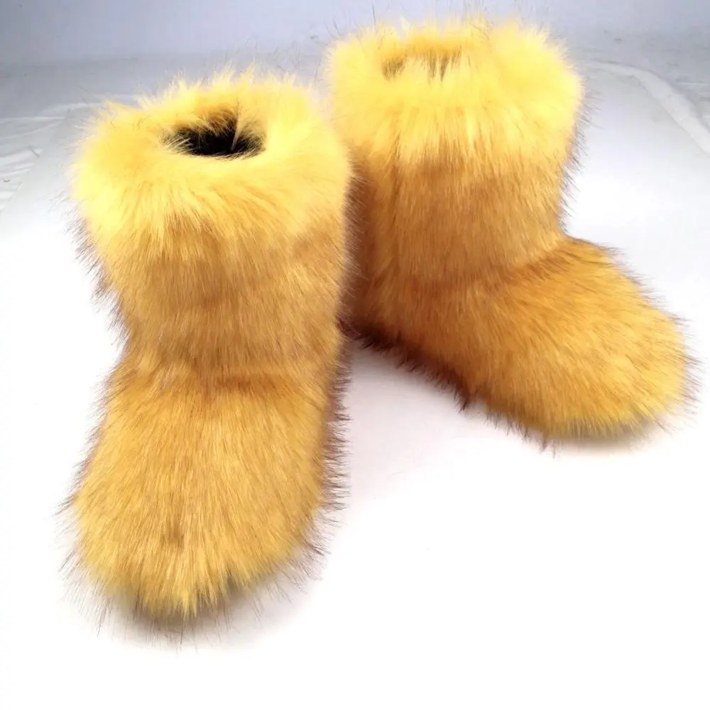 Новые зимние цветные меховые сапоги оптом, меховые сапоги, полумеховые сапоги для женщин