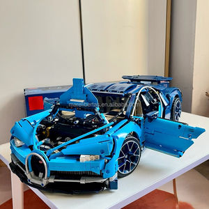 LOGOS TECHNICS Bugatti Chiron Blocs de construction LE GO Ensembles de blocs Château Vente en gros Série populaire Jouet seau Cadeau - Product Image 1