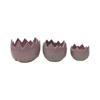 Pot à plantes succulentes en céramique en forme de hibou miniature, carré, pour la maison, le bureau, le jardin, écologique, durable