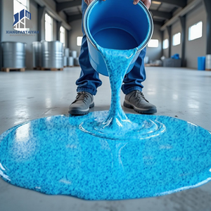 Pintura Epóxica Autonivelante Ecológica con Efecto Mármol, Antideslizante y Resistente al Desgaste para Pisos de Cemento, Revestimiento de Piso con Arena de Color, Cumple con RoHS - Product Image 3