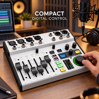 Console de mixage numérique Flow8 avec Bluetooth, mini mixeur audio numérique pour studio à domicile, enregistrement, podcast et streaming