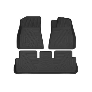 Wholesale TPE Car Mats All Weather Car Floor Mats 3D Rubber Carpets For Tesla Model 3 Car Accessories