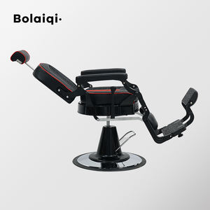 BOLAIQI Silla De Peluquería De Lujo Profesional De Alta Resistencia Reclinable De Metal Peluquería Silla De Estilo Para Barbería Sillas De <span class=keywords><strong>Peluqueria</strong></span> - Product Image 5
