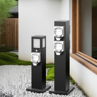 Prise de courant RV en acier inoxydable, réceptacle NEMA 10A, prise de courant IP66 étanche, 4 prises pour camping, yacht, quai