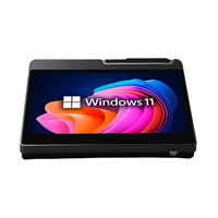 Tablet POS con pantalla Android de 11,6 pulgadas para restaurante, pedido de comida, caja registradora con impresora incorporada