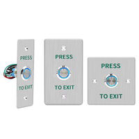 Botón de Salida con Sensor Infrarrojo de Acero Inoxidable 304, Interruptor de Apertura de Puerta, Control de Acceso, Botón de Liberación de Puerta con Luz