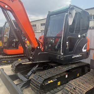 Equipo óptimo para la renovación de terrenos agrícolas en sitios de construcción estrechos con la excavadora pequeña Doushan DX60-9C de 6 toneladas. - Product Image 3