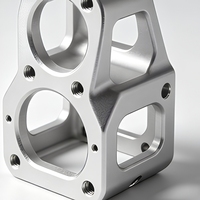 Support de montage structurel en aluminium léger sur mesure, usiné CNC