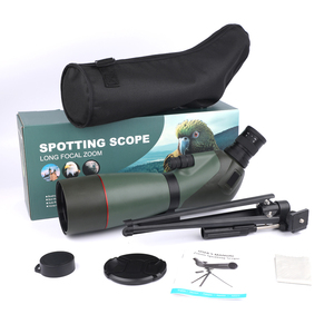 Longue-vue 25-75x70 étanche IPX6 avec trépied de 30 cm et support pour téléphone pour la chasse et l'observation des oiseaux - Product Image 1