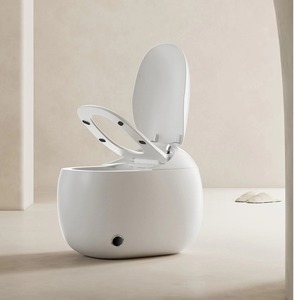 Articles sanitaires, toilette intelligente, toilette automatique de luxe, auto-nettoyante, nouvelle conception, toilette en forme d'œuf, <span class=keywords><strong>commode</strong></span> pour salle de bain - Product Image 5