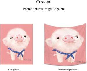 <span class=keywords><strong>Tapisserie</strong></span> murale tissée personnalisable, personnalisée avec votre photo/image/design/logo, motif imprimé - Product Image 3