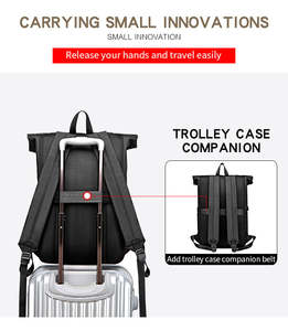 Mochila Antirrobo Geométrica para Portátil de 17 Pulgadas, Unisex, Impermeable, para Viajes, Escuela, Senderismo y Camping - Product Image 3